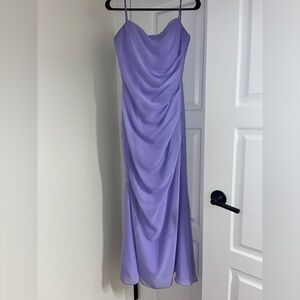 Lilac bridesmaid dress